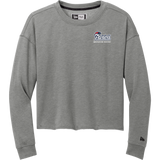 Secaucus Patriots New Era Ladies Tri-Blend Fleece Crop Crew