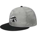 Allegheny Badgers New Era Camo Flat Bill Snapback Cap