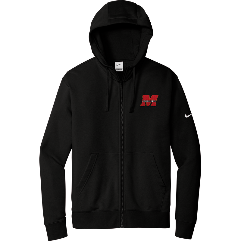 Team Maryland Nike Club Fleece Sleeve Swoosh Full-Zip Hoodie