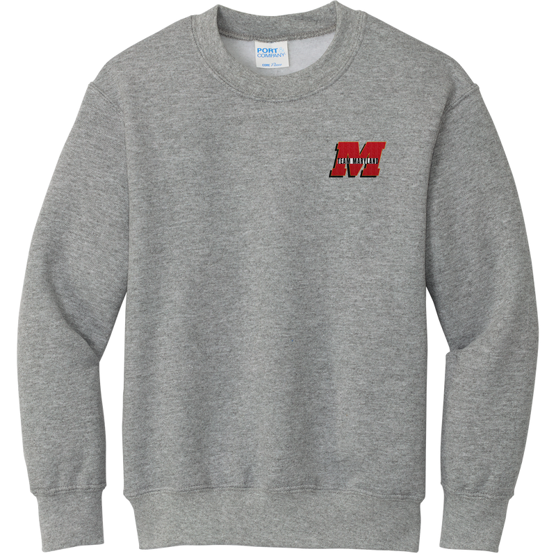 Team Maryland Youth Core Fleece Crewneck Sweatshirt