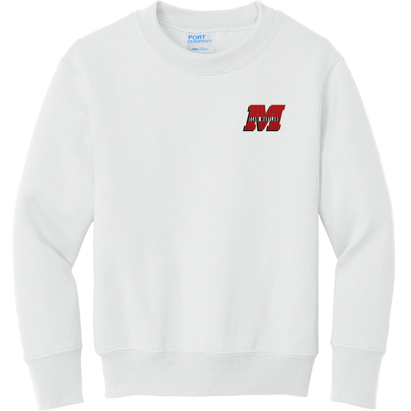 Team Maryland Youth Core Fleece Crewneck Sweatshirt